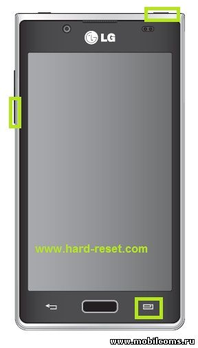 Полный сброс (hard reset) LG L7 P700 P705