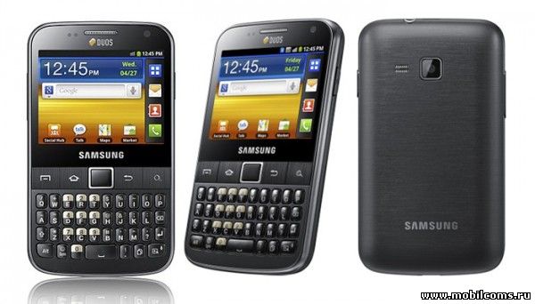 Samsung B5512 B5510 Galaxy Y Duos Hard-reset (полный сброс)